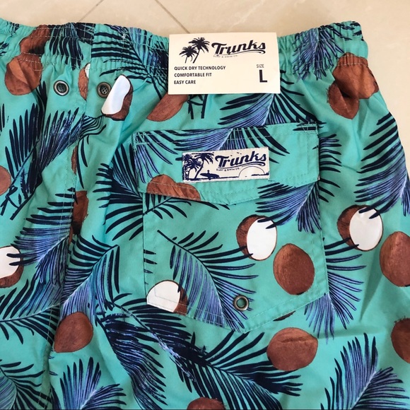 Men's Swim Trunks Quick Dry Shorts with Pockets - Picture 5 of 6